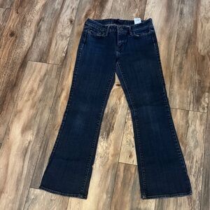 Levis Slight Curve Classic Boot Cut Dark Blue Women's Jeans